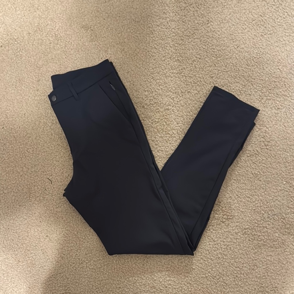 lululemon athletica dark gray slim fit abc pants size 30